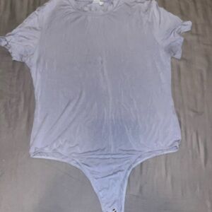 Simons Light Gray Bodysuit
